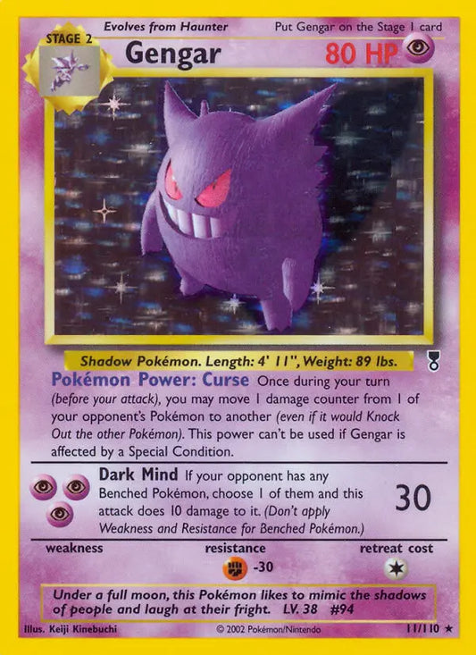 Gengar 11 Legendary Collection Pokesingles