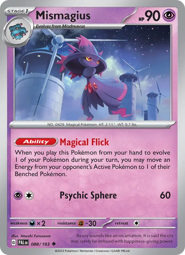 Mismagius 88 Paldea Evolved Pokesingles