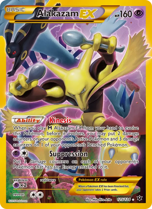 Alakazam EX 125 Fates Collide Pokesingles