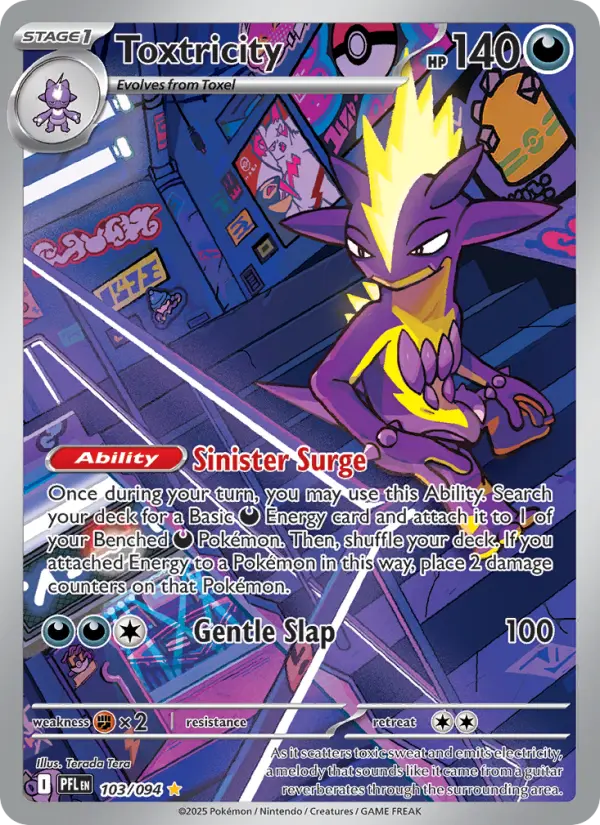 Toxtricity 103 Phantasmal Flames Pokesingles