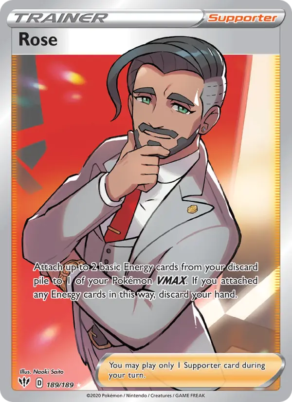 Rose 189 Darkness Ablaze Pokesingles