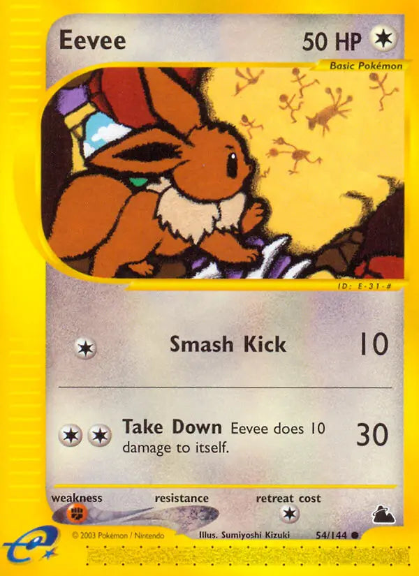 Eevee 54 Skyridge Pokesingles