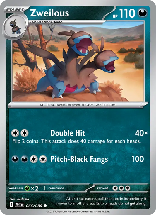 Zweilous 66 White Flare Pokesingles