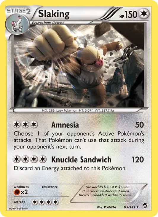 Slaking 83 Furious Fists Pokesingles