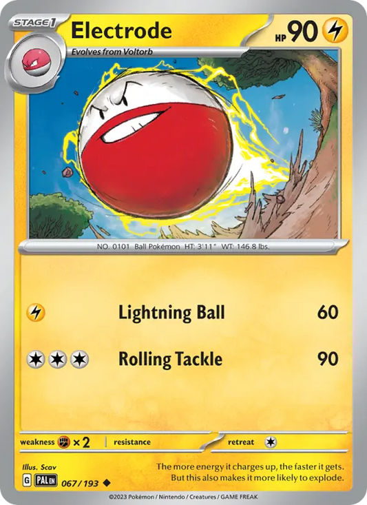 Electrode 67 Paldea Evolved Pokesingles
