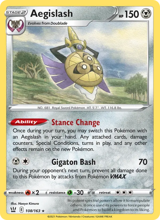 Aegislash 108 Battle Styles Pokesingles