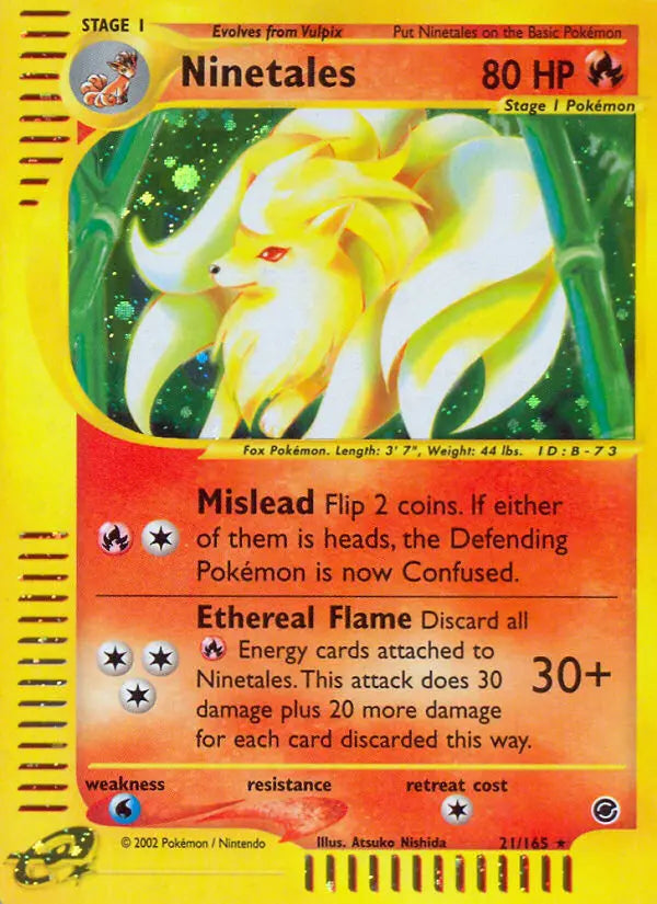 Ninetales 21 Expedition Base Set Pokesingles