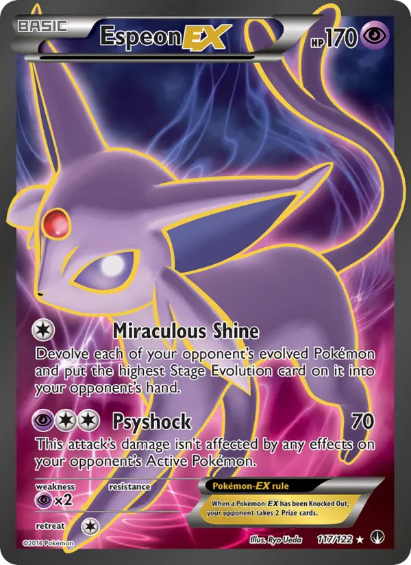 Espeon EX 117 BREAKpoint Pokesingles