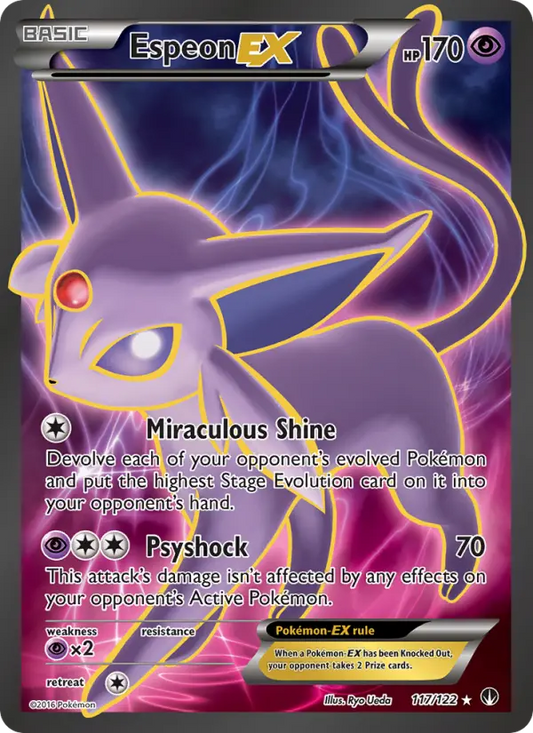 Espeon EX 117 BREAKpoint Pokesingles