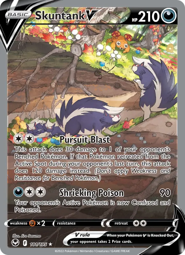 Skuntank V 181 Silver Tempest Pokesingles