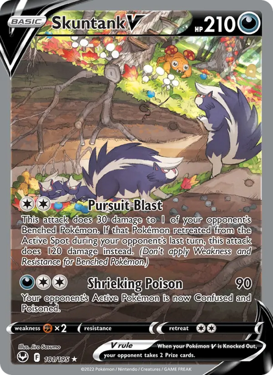 Skuntank V 181 Silver Tempest Pokesingles