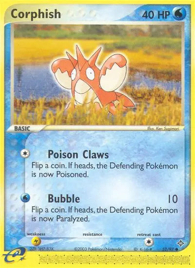 Corphish 52 Dragon Pokesingles