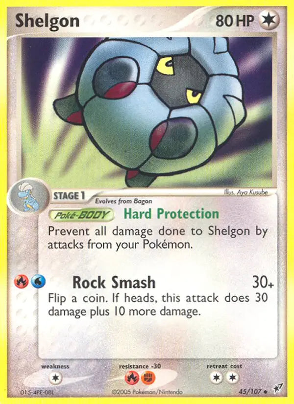 Shelgon 45 Deoxys Pokesingles