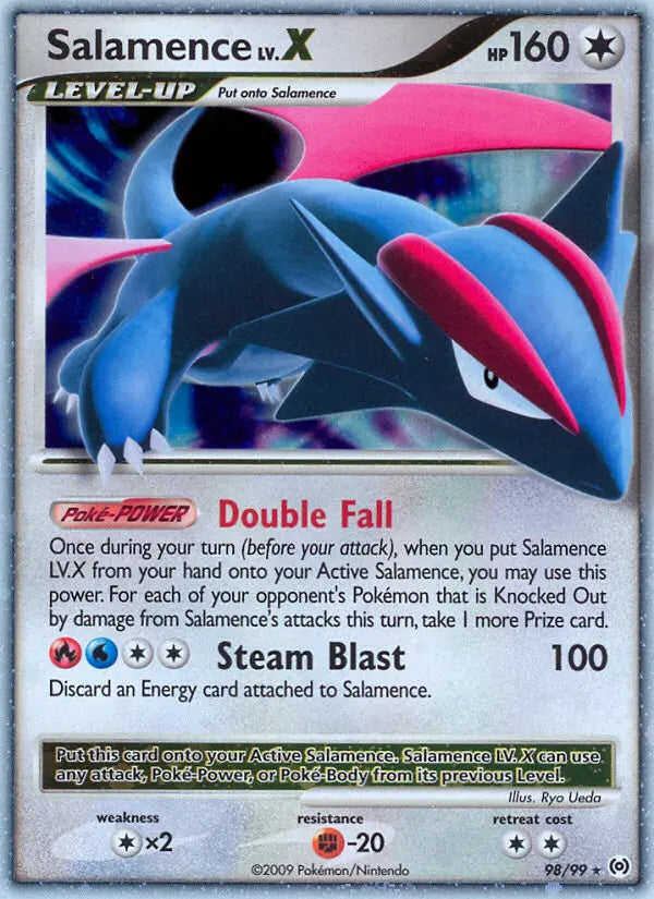 Salamence LV. X 98 Arceus Pokesingles