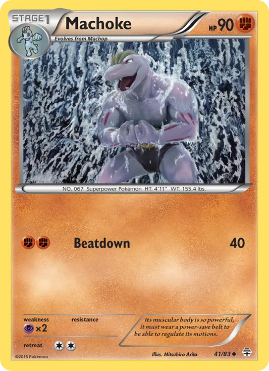 Machoke 41 Generations Pokesingles