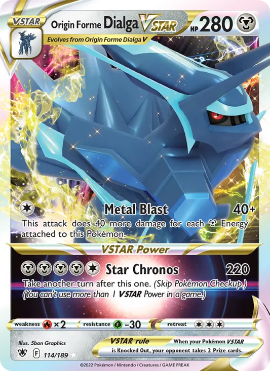 Origin Forme Dialga VSTAR 114 Astral Radiance Pokesingles