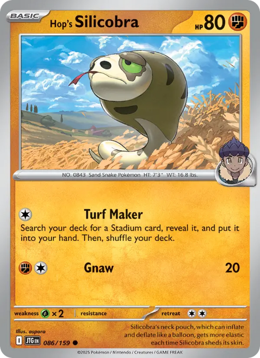 Hop's Silicobra 86 Journey Together Pokesingles