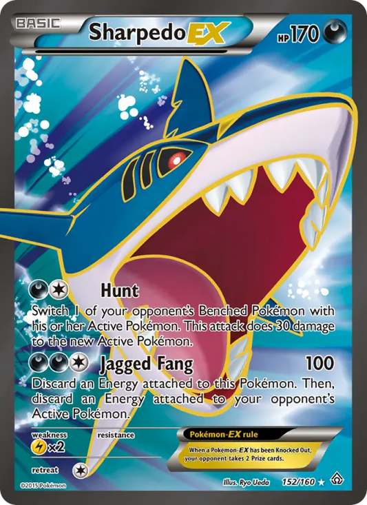 Sharpedo EX 152 Primal Clash Pokesingles