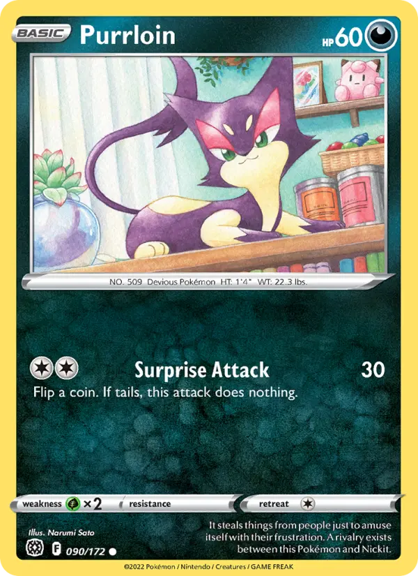 Purrloin 90 Brilliant Stars Pokesingles