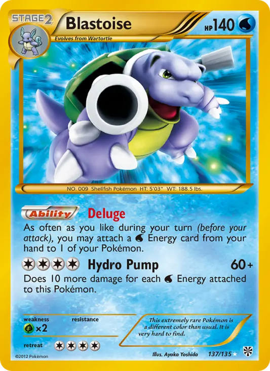 Blastoise 137 Plasma Storm Pokesingles
