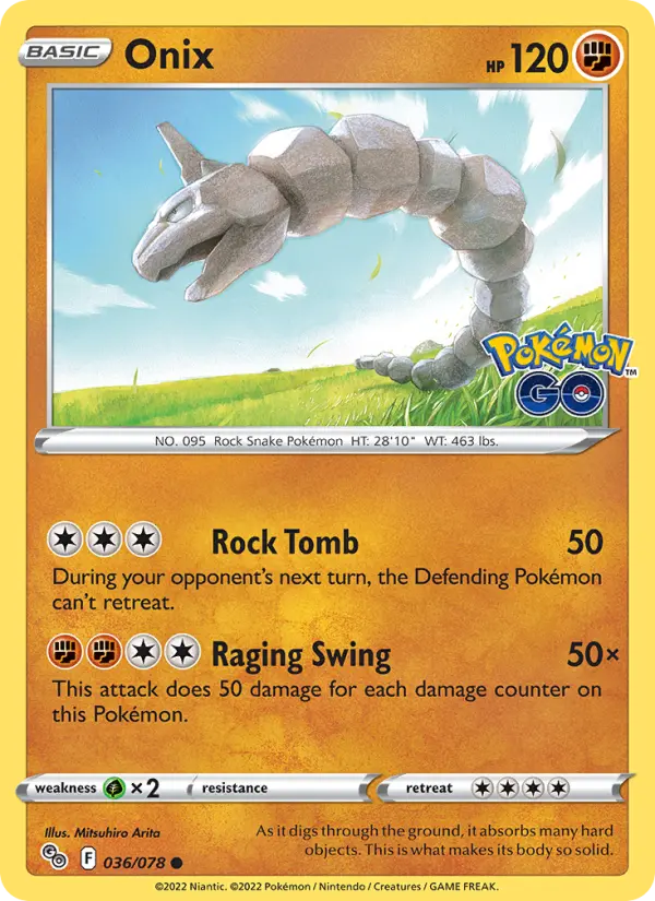 Onix 36 Pokémon GO Pokesingles