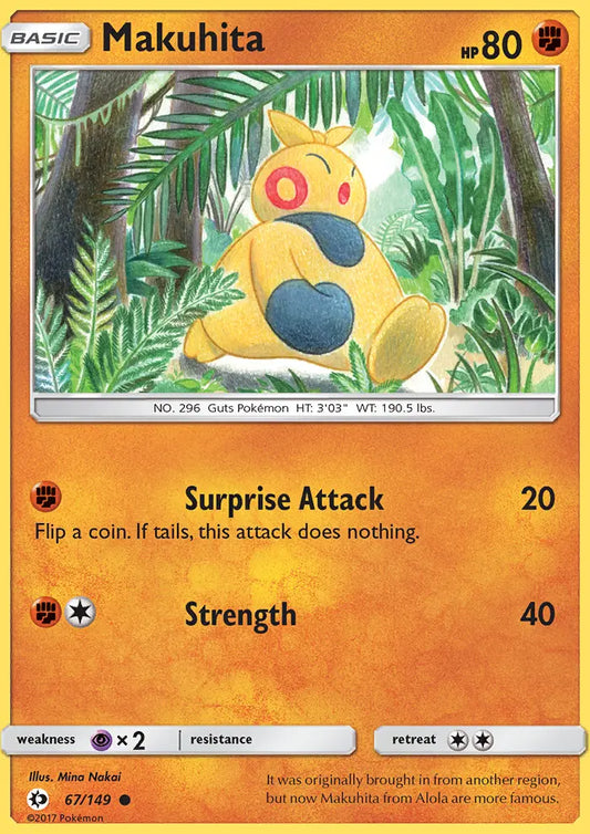 Makuhita 67 Sun & Moon Pokesingles