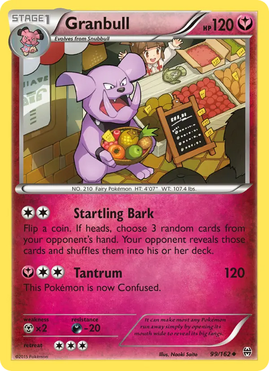 Granbull 99 BREAKthrough Pokesingles