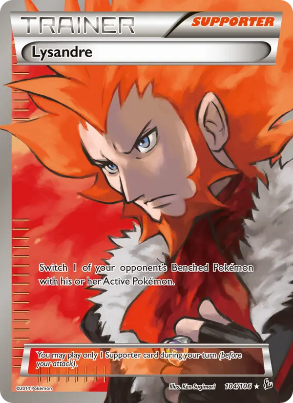 Lysandre 104 Flashfire Pokesingles