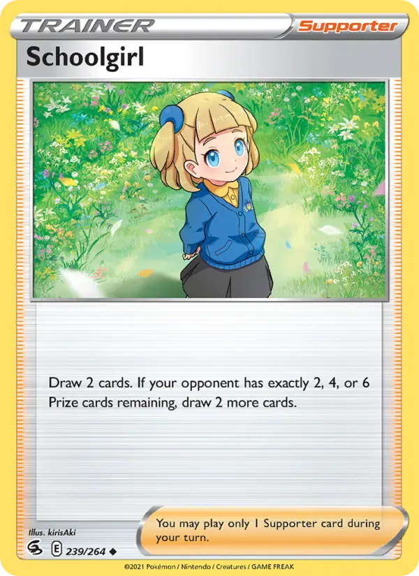 Schoolgirl 239 Fusion Strike Pokesingles
