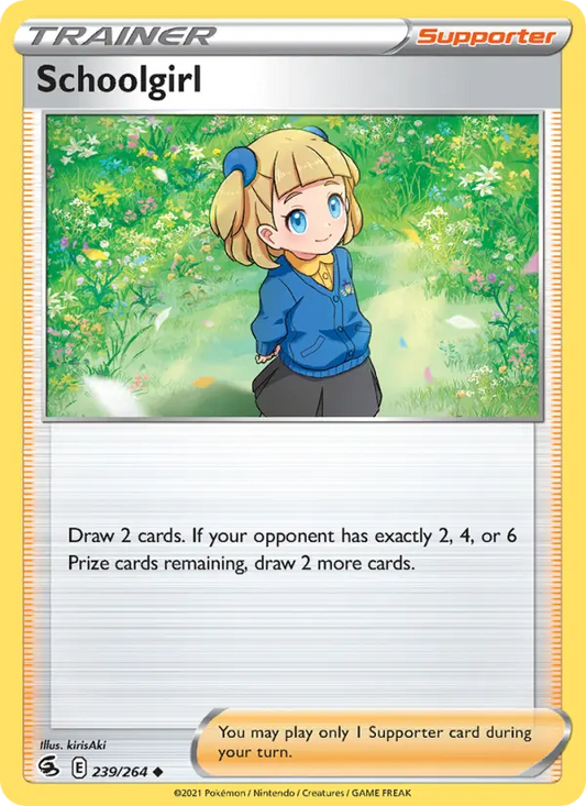 Schoolgirl 239 Fusion Strike Pokesingles