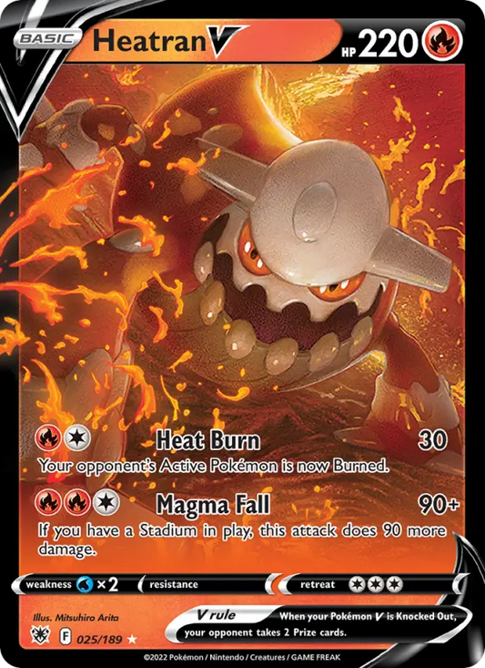 Heatran V 25 Astral Radiance Pokesingles