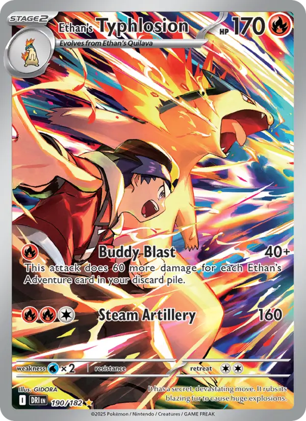 Ethan's Typhlosion 190 Destined Rivals Pokesingles