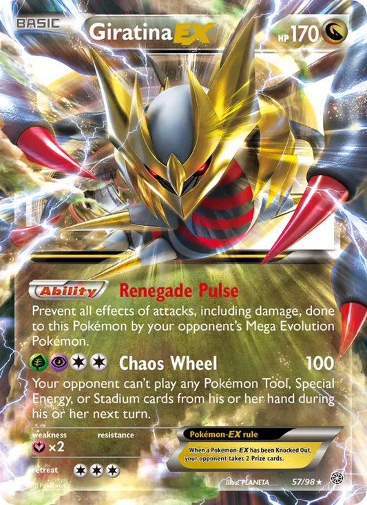 Giratina EX 57 Ancient Origins Pokesingles