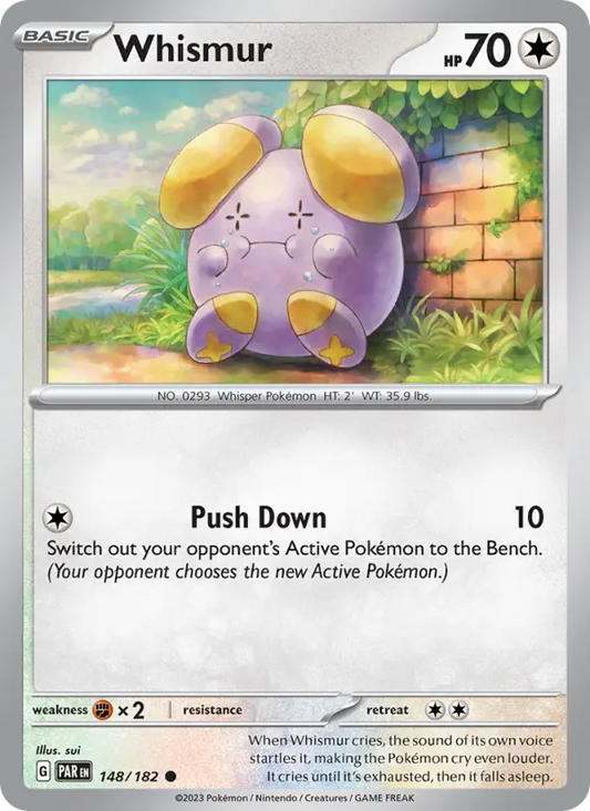 Whismur 148 Paradox Rift Pokesingles