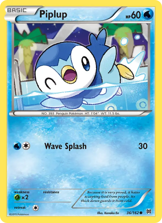 Piplup 36 BREAKthrough Pokesingles