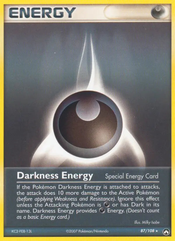 Darkness Energy 87 Power Keepers Pokesingles