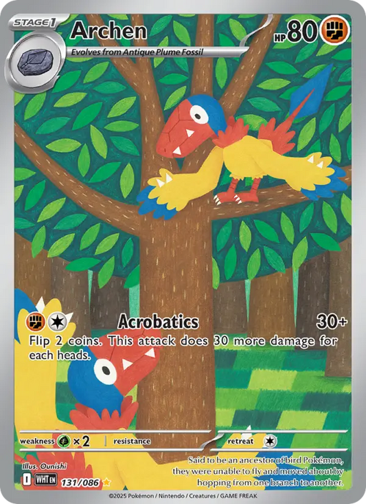 Archen 131 White Flare Pokesingles