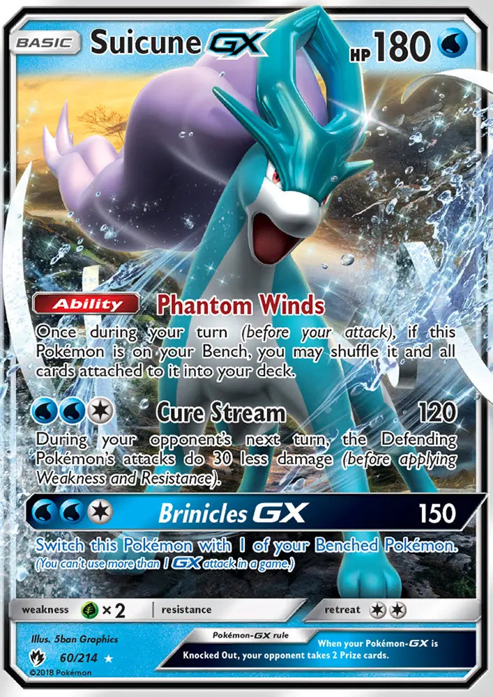 Suicune GX 60 Lost Thunder Pokesingles