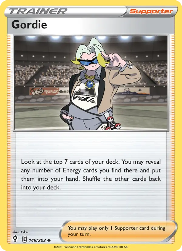 Gordie 149 Evolving Skies Pokesingles