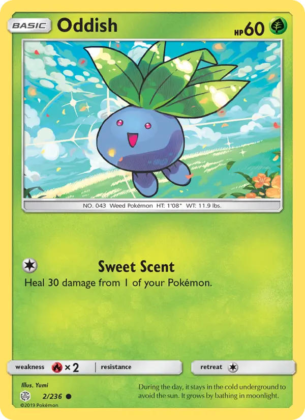 Oddish 2 Cosmic Eclipse Pokesingles