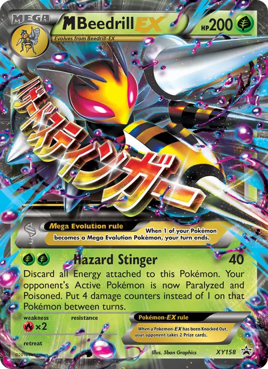 M Beedrill-EX XY158 XY Black Star Promos Pokesingles