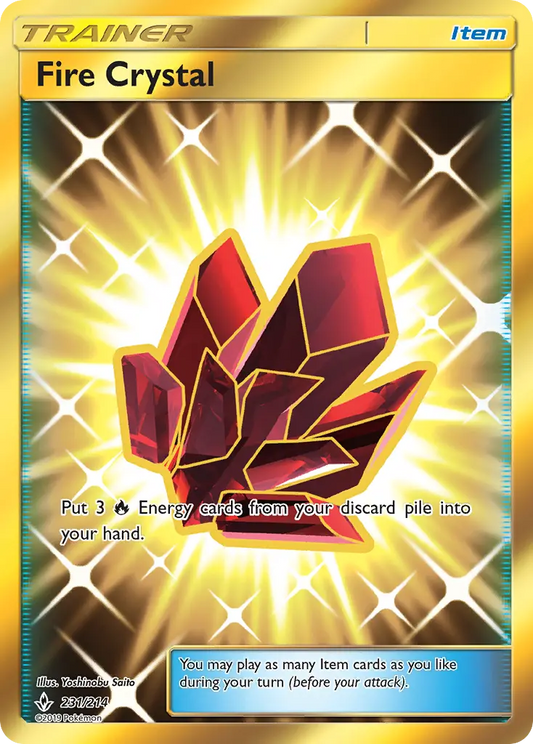 Fire Crystal 231 Unbroken Bonds Pokesingles