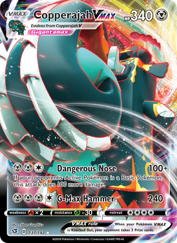 Copperajah VMAX 137 Rebel Clash Pokesingles