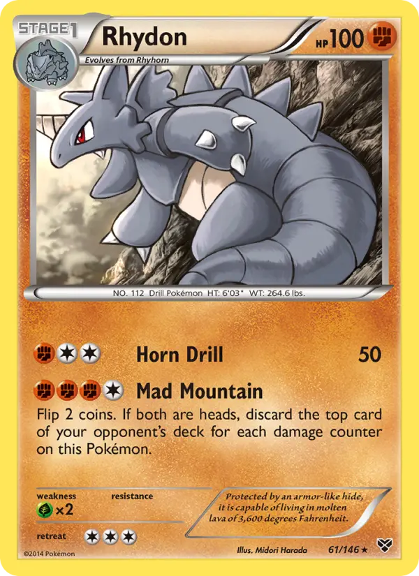 Rhydon 61 XY Pokesingles