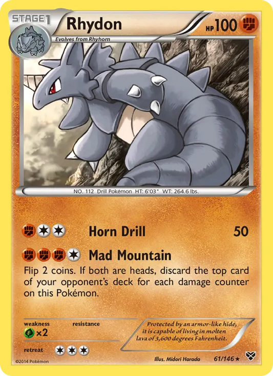 Rhydon 61 XY Pokesingles