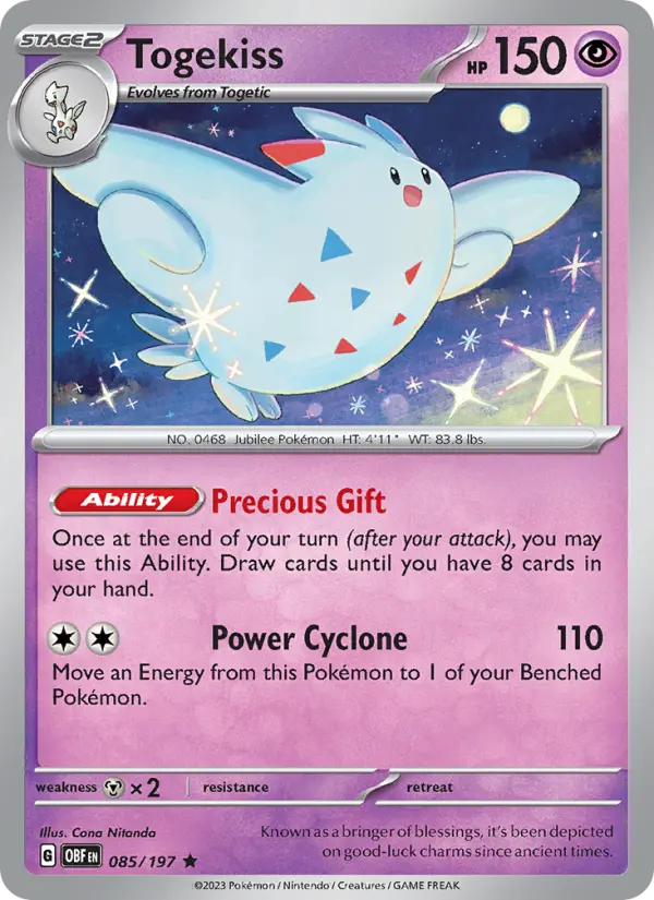 Togekiss 85 Obsidian Flames Pokesingles