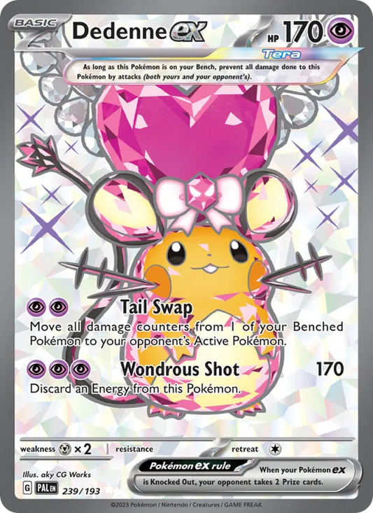 Dedenne ex 239 Paldea Evolved Pokesingles