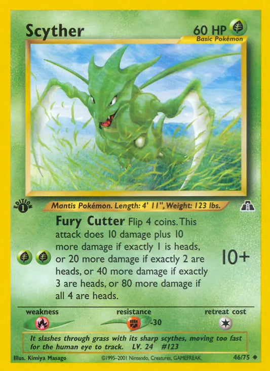 Scyther 46 Neo Discovery Pokesingles