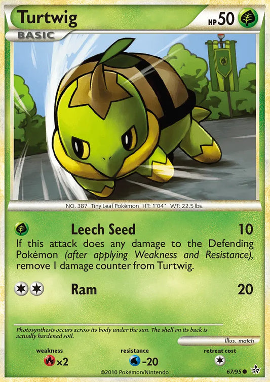 Turtwig 67 Unleashed Pokesingles