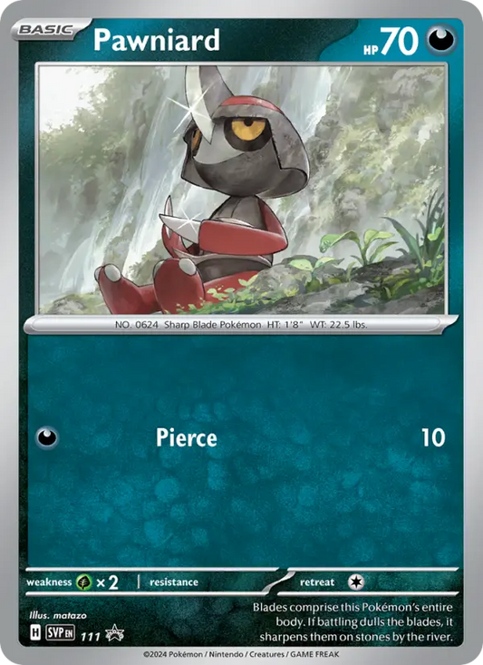 Pawniard 111 SVP Black Star Promos Pokesingles